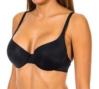 Dim Womens Underwired bra with elastic sides 003AL women - Black Polyamide/Polyester - Size 38C