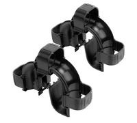 Dimakung Rim Connector for Fluval High Performance Canister Filter FX4 FX5 FX6 Replacement Part, Aquarium Fish Tank Ribbed Hose Rim Connector & Clips Bracket Adapter-2 PCS