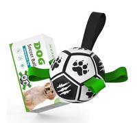 Diman Dog Soccer Ball with Straps, Soccer Balls for Dogs to Play, Train and Retriever, Outdoor Pet Balls for Small to Medium (5 Inch)