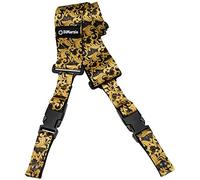 DiMarzio® ClipLock® Steve Vai UtoPIA, Quick Release Guitar Strap, 2", Black/Gold