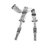 DiMarzio DD2242 - Steve Vai Cliplock Guitar Strap - Art Edition - White,1.5x15x12.02