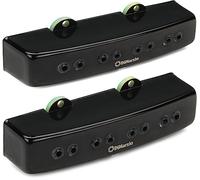 DiMarzio DP 302GB Relentless J Pair Neck + Bridge Electric Bass Pickup Set, Black