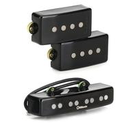 DiMarzio DP 306GB Sixties PJ Pair Middle + Bridge Electric Bass Pickup Set, Black
