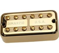 DiMarzio® New’Tron™, Bridge Pickup, F-Spaced, Gold Cover, Cream Insert