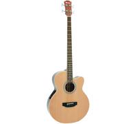 Dimavery AB-450 Electro-Acoustic Bass Guitar (Natural)