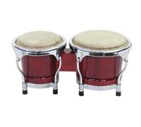 DIMAVERY BG-45 Bongo 4+ 5 Wine Red Professional Bongo Set