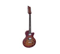 Dimavery Lp-612 E-Guitar, Flamed Sunburst