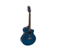 DIMAVERY STW-90 Guitar Western, crystal blue
