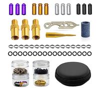 DIMBOI Darts Tune-up Kit Pack - Dart Flight Protectors, Rubber O Rings, Weights, Shaft Rings, Wrench Tool, Accessories Set