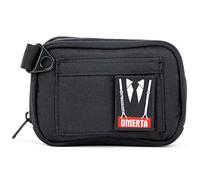 Dime Bags Omerta Boss Carbon Filter Padded Pouch with Activated Carbon Technology | Low-Profile and Sl esign, Black, 7 Inch