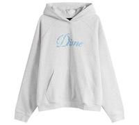 Dime Men's Cursive Paper Cut Hoodie Ash Large