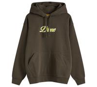 Dime Men's Pixel Cursive Hoodie Vintage Black