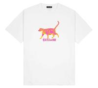 Dime MTL Splinter T-Shirt | White, Extra Large