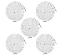 Dimeho 5PCS Drawstring Cords Replacement 51 Inches Waist String Hoodie Hood Cord for Shorts Pants Sweatpants Sweatshirt Jackets Coats Bag (Black)(White)