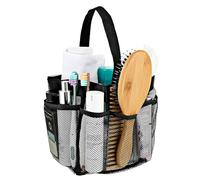 Dimeho Mesh Shower Caddy Bag Portable Large Capacity Bath Tote Basket Quick Dry Hangable Toiletry Organizer Bag 8 Storage Pocket for Gym College Dorm Beach Swimming Pool Camp Travel