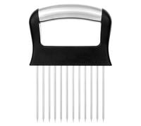 Dimeho Onion Slicer Large Lemon Holder for Slicing Stainless Onion Cutter Dishwasher Safe Tomato Cutting Tool Kitchen Gadgets for Vegetable Food Fruit Storage Avocados Eggs Meat Potato