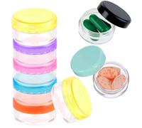 Dimeho Small Pill Organizer Box, 8 Pcs Mini Pill Case Travel Pill Case Holder Portable Daily Mini Pill Container BPA Free Pocket Pills Medicines Storage Container for Briefcase Medicine Storage Box