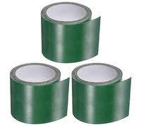 DIMEIYAN Canvas Tarp Repair Tape,Multi-Purpose Tarpaulin 3pcs 3.15" x14.6ft Universal Waterproof Awning Cloth for Crafts Home Improvement Outdoor Tent, Dark Green