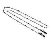 DIMEIYAN Eyeglasses Chain,Glasses Chain for Women,Metal Eyeglass Chain Reading Glasses Retainer Eyewear Lanyard Sunglasses Strap Holder for Men Women(Black)