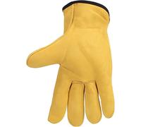 DIMEIYAN Welding Gloves,Work Gloves Wear-Resistant Men Working Cowhide Leather Protective Garden Sports Driver Wear-Resisting Gloves