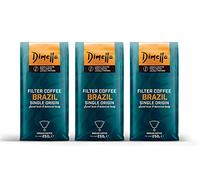 Dimello Brazil - Strong Arabica Ground Filter Coffee 750g (250 x 3) - Sweet Taste & Balanced Body - Medium Roast, Single Origin
