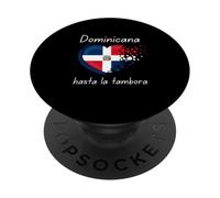 Dimelo Ke Lo Ke Dominican Republic Flag Hasta La Tambora PopSockets Adhesive PopGrip