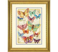 Dimennsions Counted Gold Collection Butterfly Beauty Cross Stitch Kit, Multi-Colour