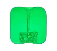 Dimensional Photography Green Background, 102X103cm Double-Layer Polyester Chair Cloth For Video Conference Streaming Chroma Key Panel