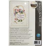 DIMENSIONS 6730 United Hearts, Fabric, Beige