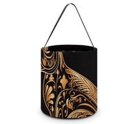 [Dimensions: 7.9W X 8.3L X 7.1Handle Inches]Halloween Tote Rabbit Icon Printed Candy Bags - Reusable for Parties & Gifts
