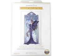 Dimensions 70-09618 Gold Collection Wintertime Fairy Advanced Counted Cross Stitch Kit, 10" x 17", 18 Cnt. White Aida, 6 Pieces