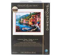 DIMENSIONS 70-35285 Lakeside Village, Fabric, Gold