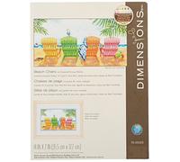 DIMENSIONS 70-35325 Classic: Counted Cross Stitch: Beach Chairs, cotton, Various, One