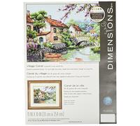 DIMENSIONS 70-35330 Gold: Counted Cross Stitch: Village Canal, Various, One