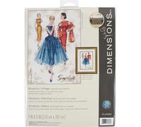 Simplicity Counted Cross Stitch Kit Dimensions 70-35369 Vintage Various One