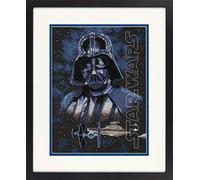 Dimensions 70-35381 Star Wars Darth Vader Kit, Black 14 Aida, 9" x 12" Counted Cross Stitch