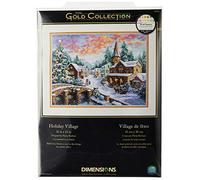 Dimensions Holiday Village Counted Cross Stitch Kit The Gold Collection
