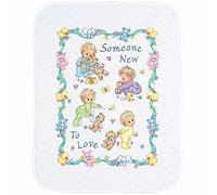 Dimensions Baby Hugs Someone New Quilt Stamped Cross Stitch Kit-34"X43"