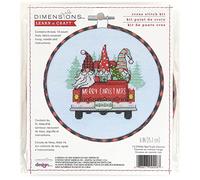 Dimensions Christmas Counted Cross Stitch Kit, Fabric Bamboo, 14 Cnt. Light Blue Aida, 6" D