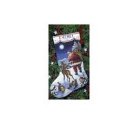 Dimensions Counted Cross Stitch Kit 16" Long-Santa's Arrival Stocking (14 Count)