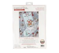 Dimensions Counted Cross Stitch Kit 16" Long-Woodland Stack Stocking (14 Count)