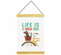Dimensions Counted Cross Stitch Kit: Banner: Wild Ride, Wood, Various, One