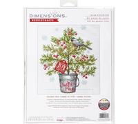 Dimensions Counted Cross Stitch Kit Christmas Tree 20.3cm x 25.4cm