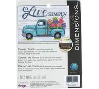 Dimensions Counted Cross Stitch Kit for Beginners, Fabric, 14 Cnt. White Aida, 7 Inches x 5 Inches