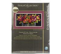 Dimensions Counted Cross Stitch Kit: Flowers of Joy, Various, One