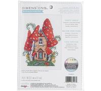 Dimensions Counted Cross Stitch Kit Forest House 12.7cm x 17.7cm