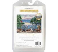 Dimensions Counted Cross Stitch Kit Lakeside Morning 17.7cm x 12.7cm