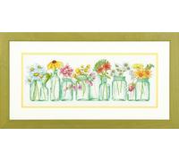 Dimensions Counted Cross Stitch Kit Mason Jar Line-up