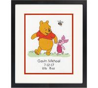 Dimensions Counted X Stitch -Winnie The Pooh Birth Record