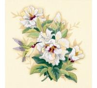 Dimensions Hibiscus Floral Crewel Embroidery Stitch Kit
